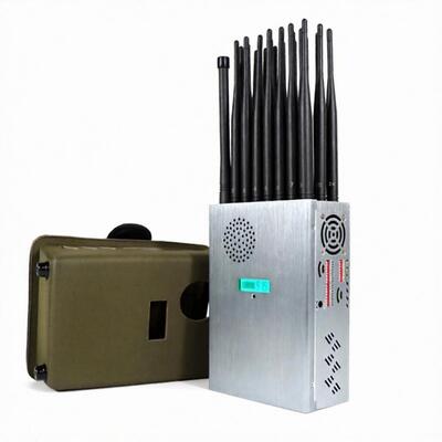 شراء جهاز تشويش الإشارة اللاسلكية المحمول 24 هوائيًا لـ 5G WiFi GPS UHF VHF online manufacture