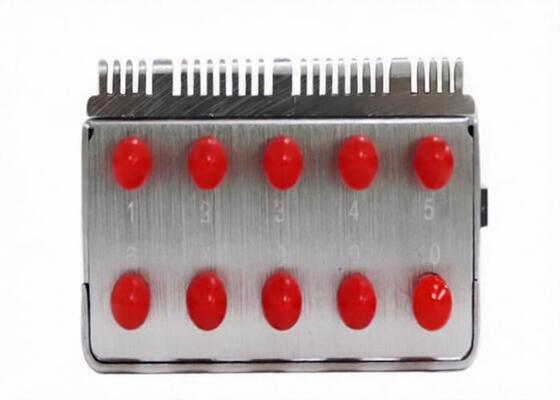 شراء 10W GPS كامل الفرقة المحمولة إشارة جهاز تشويش 5 - 30M التغطية للهاتف المحمول online manufacture