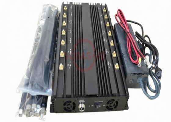 شراء 10 - 60M غطاء Radius إشارة الخلية مانع ، جهاز إشارة جهاز تشويش 40W تردد كامل online manufacture