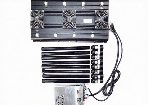 شراء سيارة متنقل إشارة جهاز تشويش محمولة مع 150 واط ثمانية هوائيات online manufacture