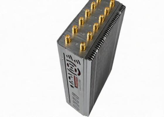 شراء إشارة الهاتف المحمول المحمولة جهاز تشويش 12 هوائيات تعمل 30M مع بطارية 10000mAh online manufacture