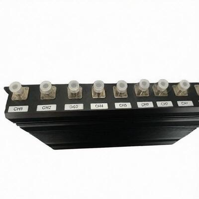 شراء تبديد الحرارة جهاز حجب الهاتف المحمول 160W DC-12V / 24V التشويش يصل إلى 8 إشارات online manufacture